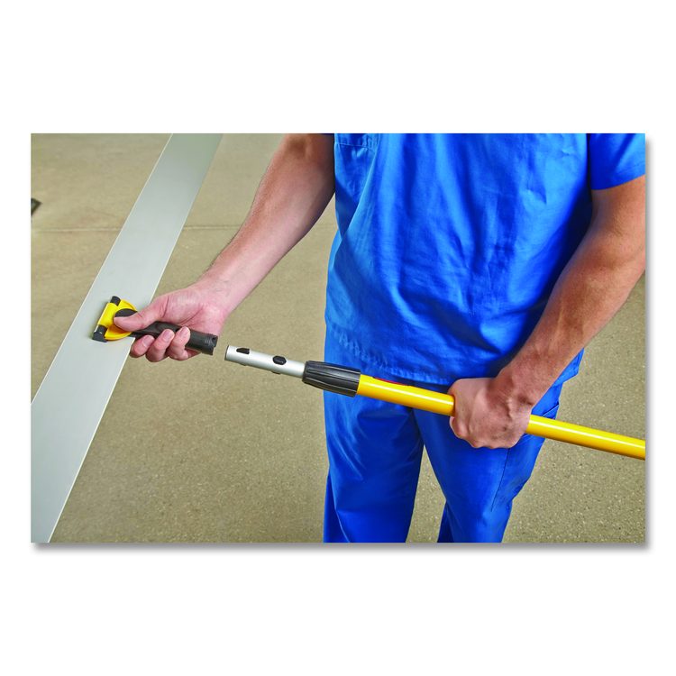 HYGEN Quick Connect Single-Sided Frame, 60 x 3, Aluminum, Yellow, 6/Carton
