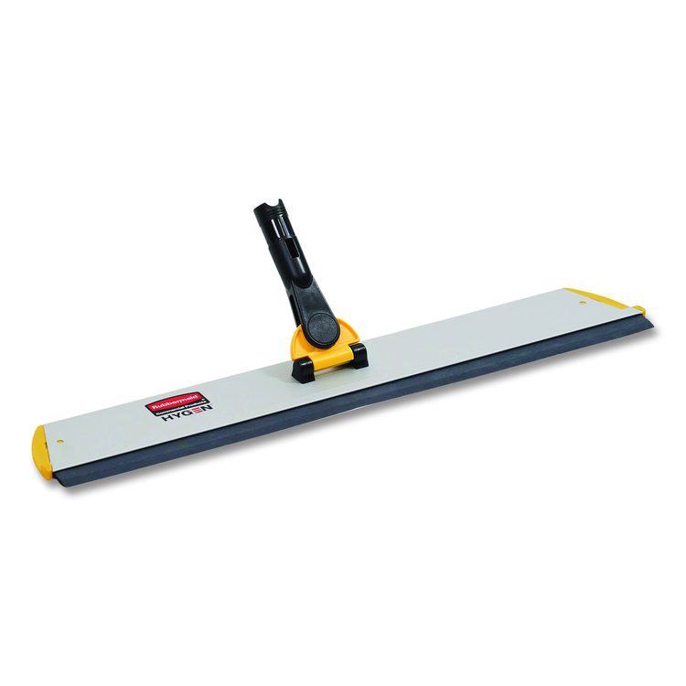HYGEN Quick Connect Single-Sided Frame, Squeegee, 24 x 4.5, Aluminum, Yellow