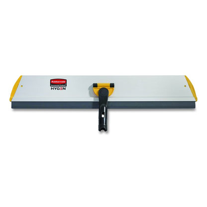 HYGEN Quick Connect Single-Sided Frame, Squeegee, 24 x 4.5, Aluminum, Yellow