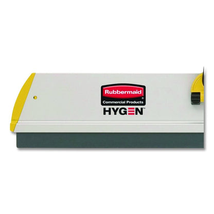 HYGEN Quick Connect Single-Sided Frame, Squeegee, 24 x 4.5, Aluminum, Yellow