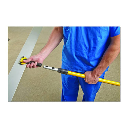 HYGEN Hall-Dusting Quick Connect Single-Sided Frame, 35 x 3, Aluminum, Yellow