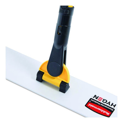 HYGEN Hall-Dusting Quick Connect Single-Sided Frame, 35 x 3, Aluminum, Yellow
