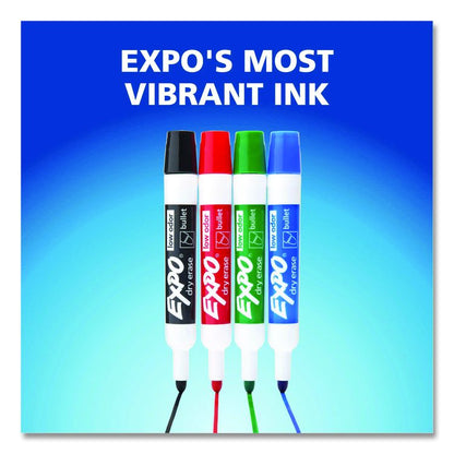 Low-Odor Dry-Erase Marker, Medium Bullet Tip, Blue, Dozen