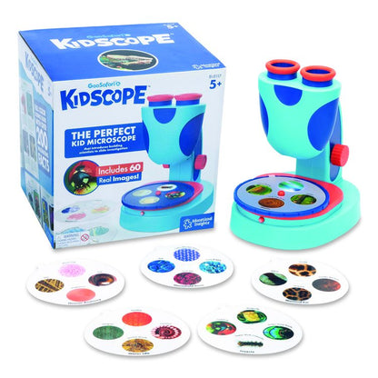 GeoSafari Jr. Kidscope, Ages 5 and Up, 3x Magnification, Blue