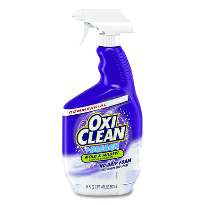 Plus Bleach Mold and Mildew Stain Remover, Citrus Scent, 30 oz Trigger Spray Bottle, 8/Carton
