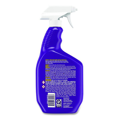 Plus Bleach Mold and Mildew Stain Remover, Citrus Scent, 30 oz Trigger Spray Bottle, 8/Carton