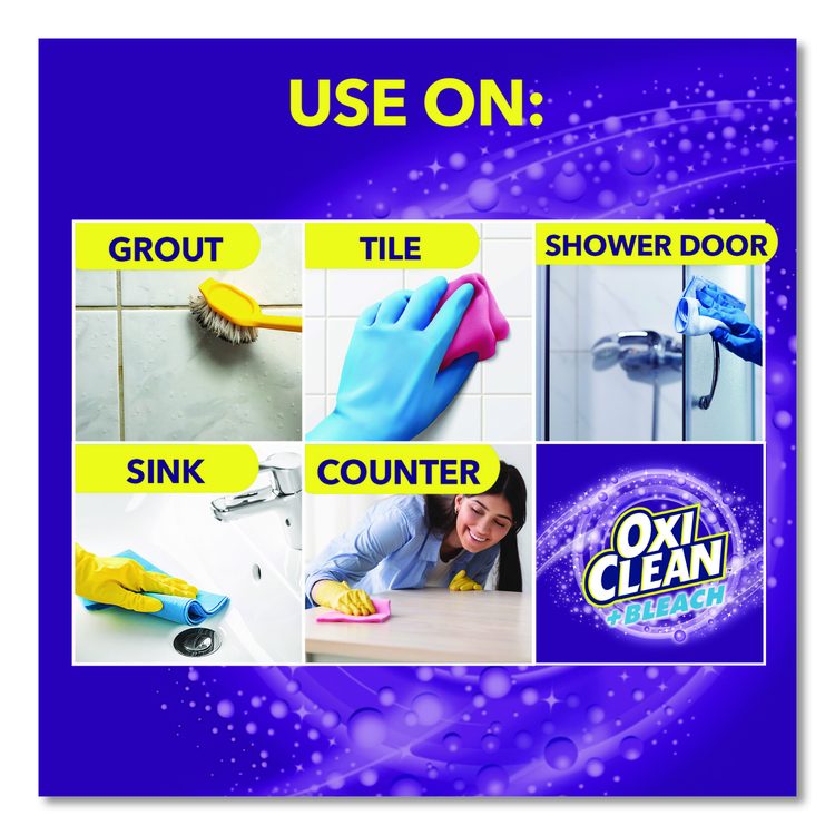 Plus Bleach Mold and Mildew Stain Remover, Citrus Scent, 30 oz Trigger Spray Bottle, 8/Carton