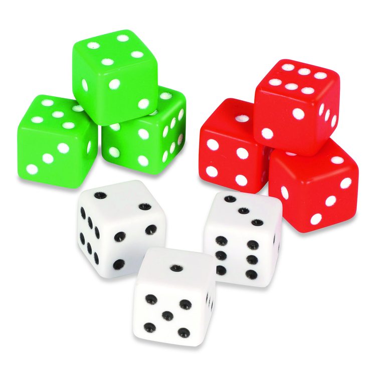 Dot Dice, Ages 3 and Up, 36 Dice