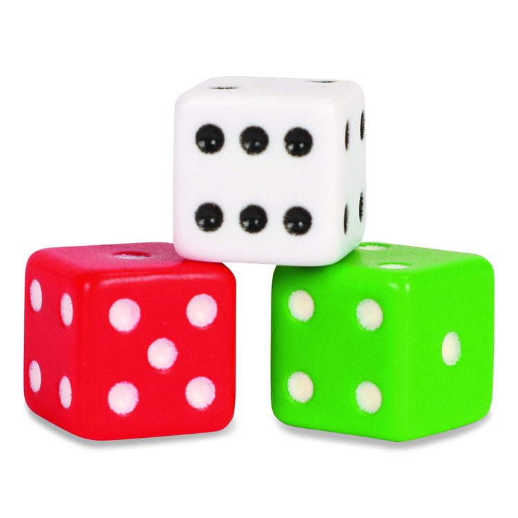Dot Dice, Ages 3 and Up, 36 Dice