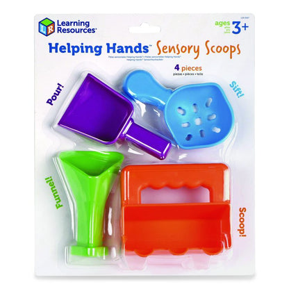 Helping Hands Sensory Scoops, Grades Pre-K to 2, 4 Pieces