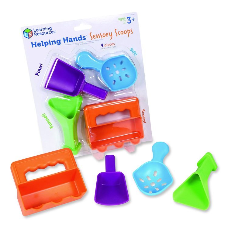 Helping Hands Sensory Scoops, Grades Pre-K to 2, 4 Pieces