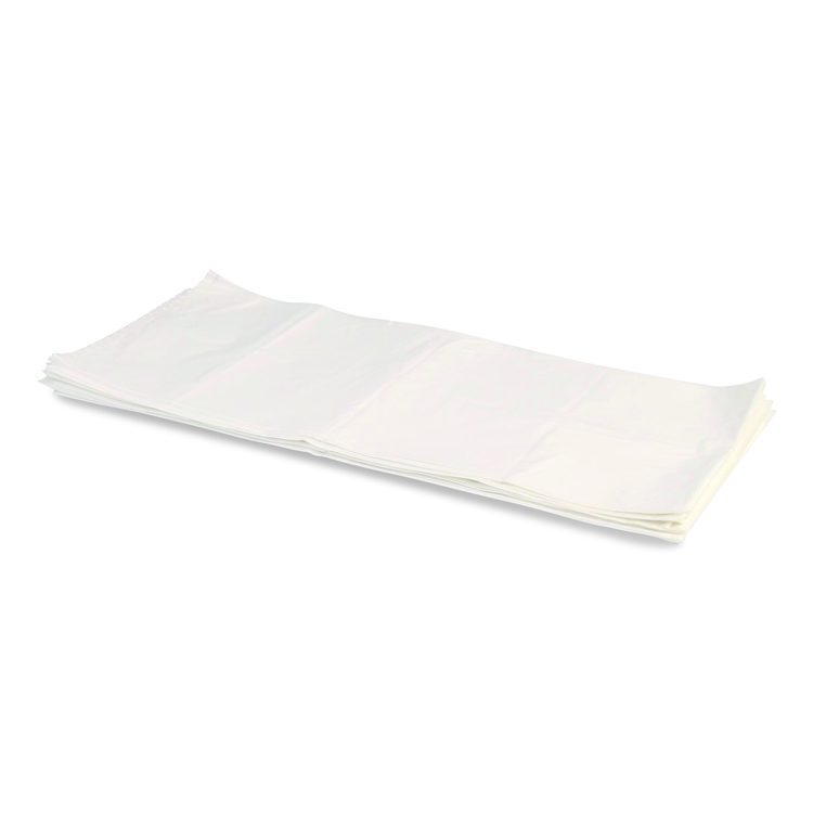 Linear Low-Density Can Liners, 56 gal, 2 mil, 43" x 48", Clear, Flat Pack, 100/Carton