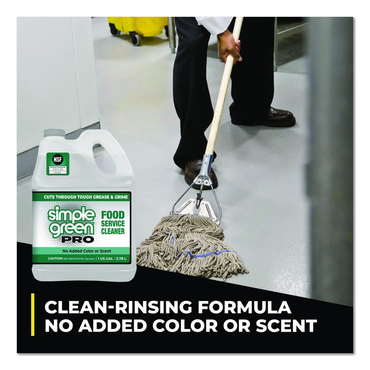 Pro Food Service Cleaner, 1 gal Bottle, 4/Carton