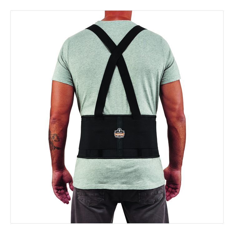 ProFlex 1650 Economy Elastic Back Support Brace, Small, 25" to 30" Waist, Black