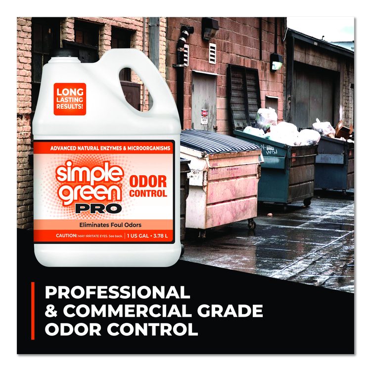 Pro Odor Control, Lemongrass Eucalyptus, 1 gal Bottle, 4/Carton