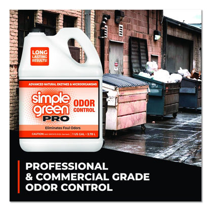 Pro Odor Control, Lemongrass Eucalyptus, 1 gal Bottle, 4/Carton