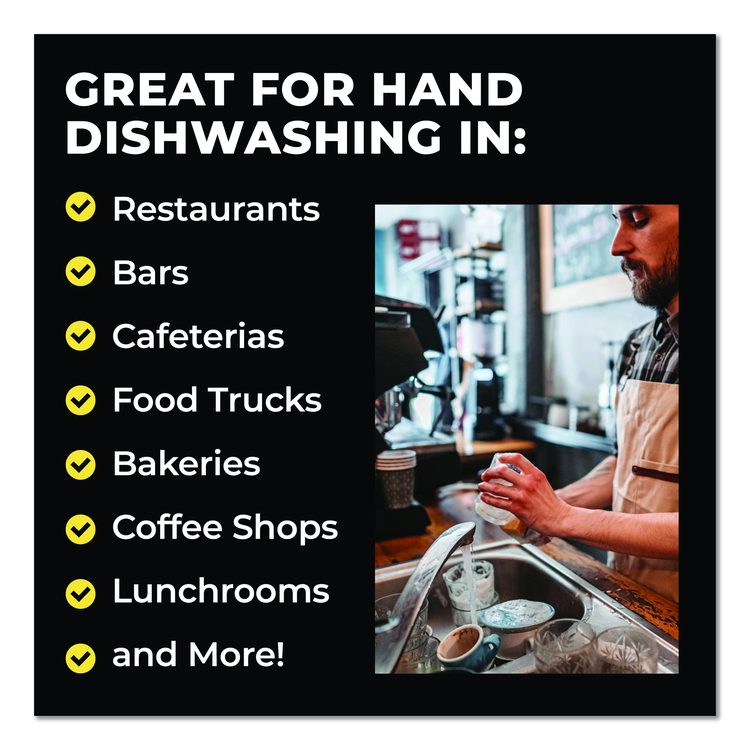Pro Dish Soap, Sparkling Citrus Scent, 1 gal Bottle, 4/Carton