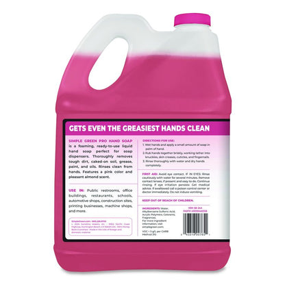Pro Hand Soap, Almond Scent, 1 gal Bottle, 4/Carton