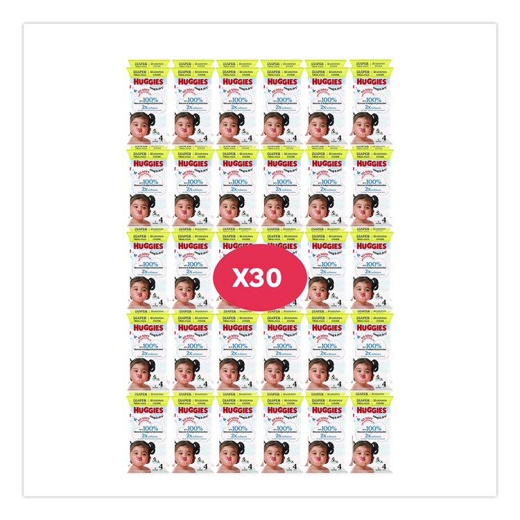 Snug and Dry, Size 4, 22 lbs to 37 lbs, Disney Design, 3 Diapers/Pack, 30 Packs/Carton