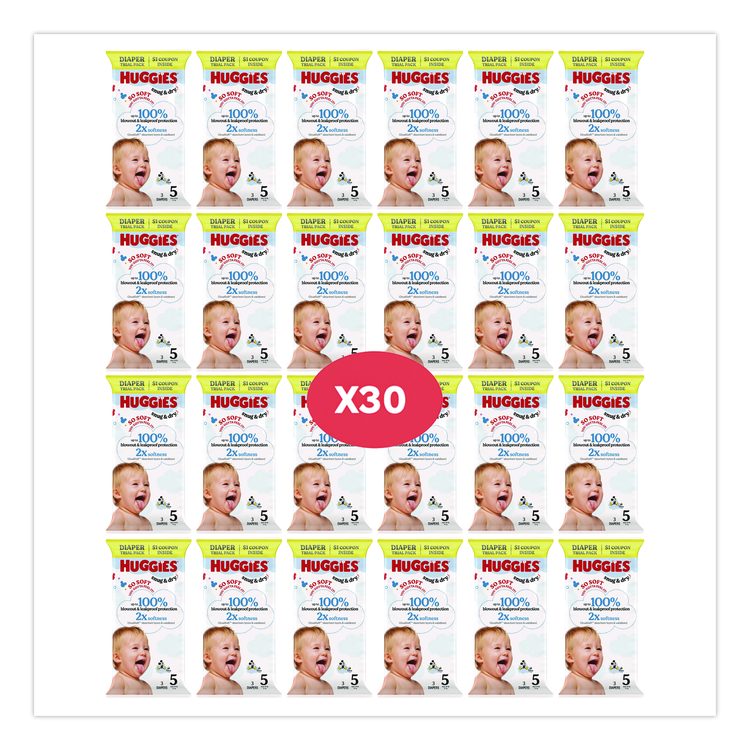 Snug and Dry, Size 5, Over 27 lbs, Disney Design, 3 Diapers/Pack, 30 Packs/Carton