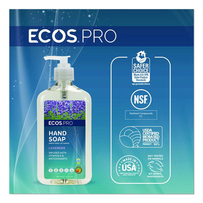 Liquid Hand Soap, Lavender Scent, 17 oz