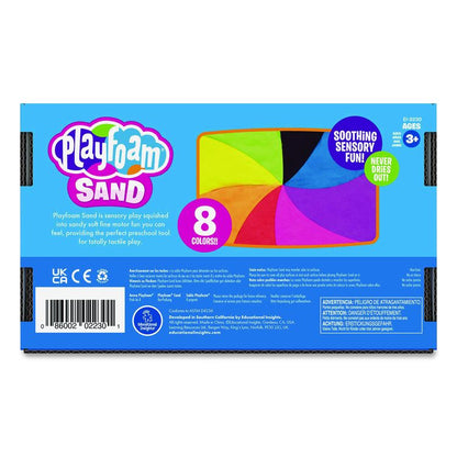 Playfoam Sand, Ages 3 to 12, Eight Assorted Color 6 oz Packs