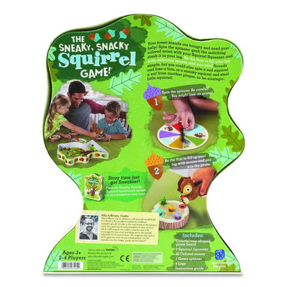 The Sneaky, Snacky Squirrel Game, 2 to 4 Players, Ages 3 to 7, 27 Pieces