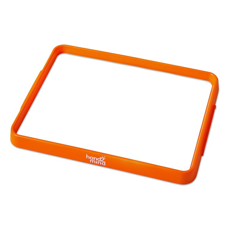Magnetic Dry-Erase Trays, 13" x 9.5", White Surface, Assorted Frame Colors, 6/Set