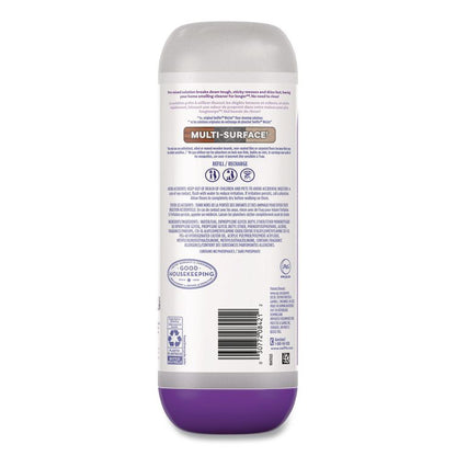 PowerMop Cleaning Solution and Pads Refill Pack, Lavender Scent, 25.3 oz Bottle and 5 Pads per Pack, 4 Packs/Carton