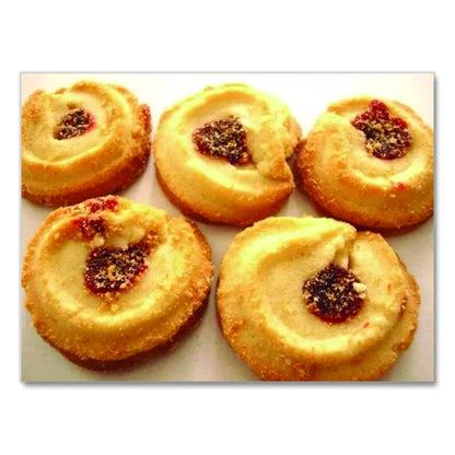 Premium Berry Jam Shortbread Cookies, Raspberry, 2 oz Pack, 36/Carton