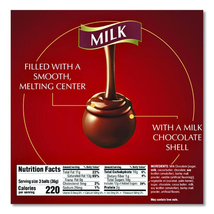 Lindor Milk Chocolate Truffles, 3.5 oz Bag, 3 Bags