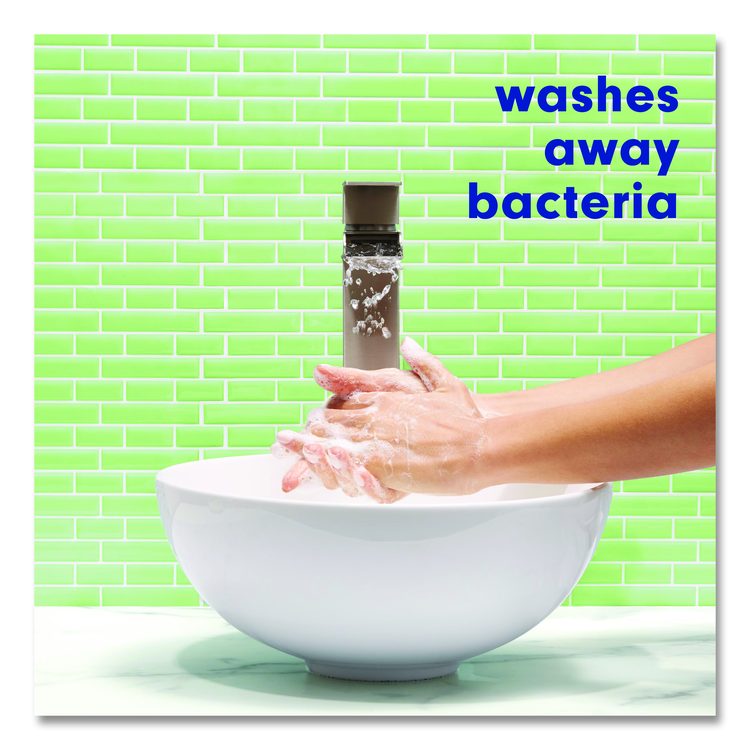 Antibacterial Liquid Hand Soap Refill, Fresh Scent, 50 oz, Green, 3/Carton