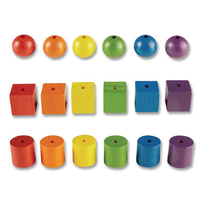 Beads and Pattern Card Set, Grades Pre-K to 2, 130 Pieces