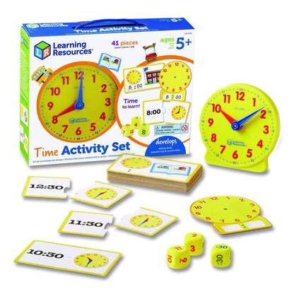 Time Activity Set, 1 to 12 Players, Grades K to 1, 41 Pieces
