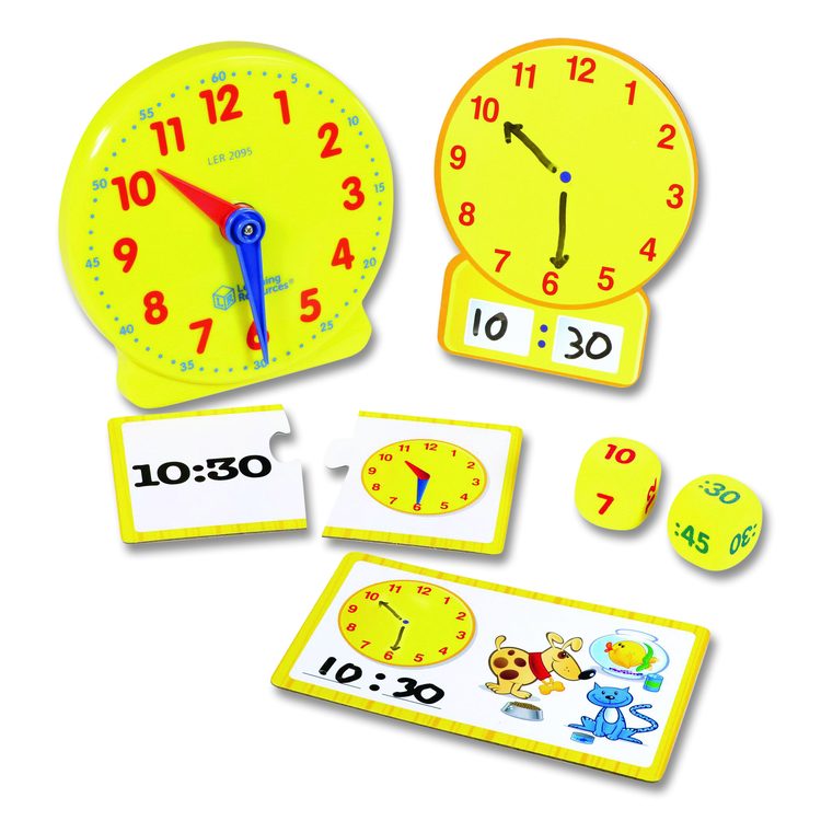 Time Activity Set, 1 to 12 Players, Grades K to 1, 41 Pieces