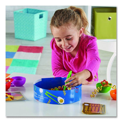 Noodle Knockout Fine Motor Game, 1 to 4 Players, Ages 4 and Up, 67 Pieces