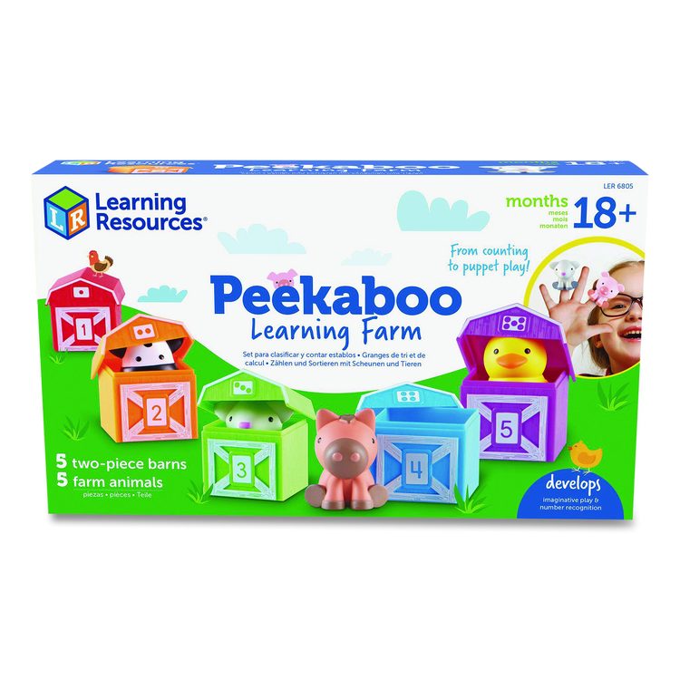 Peekaboo Learning Farm, Pre-K to K, 10 Pieces
