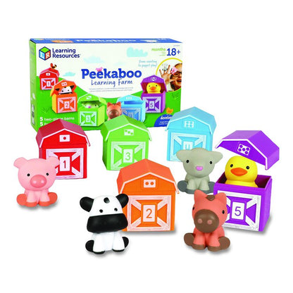 Peekaboo Learning Farm, Pre-K to K, 10 Pieces