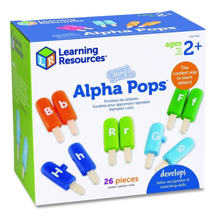 Smart Snacks Alpha Pops, Pre-K, 26 Pieces