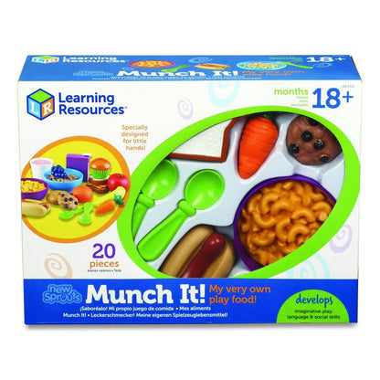 New Sprouts Munch It! Food Set, Pre-K to K, 20 Pieces