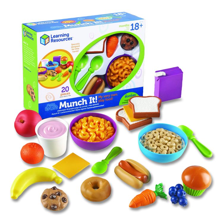 New Sprouts Munch It! Food Set, Pre-K to K, 20 Pieces