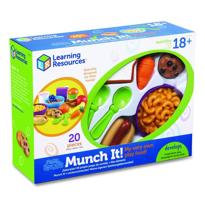 New Sprouts Munch It! Food Set, Pre-K to K, 20 Pieces