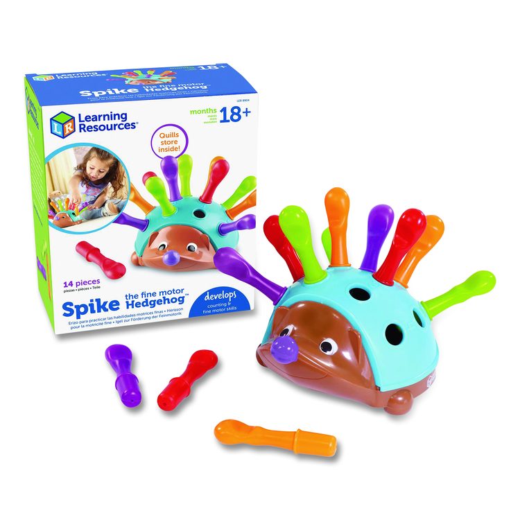 Spike the Fine Motor Hedgehog, Pre-K, 14 Pieces