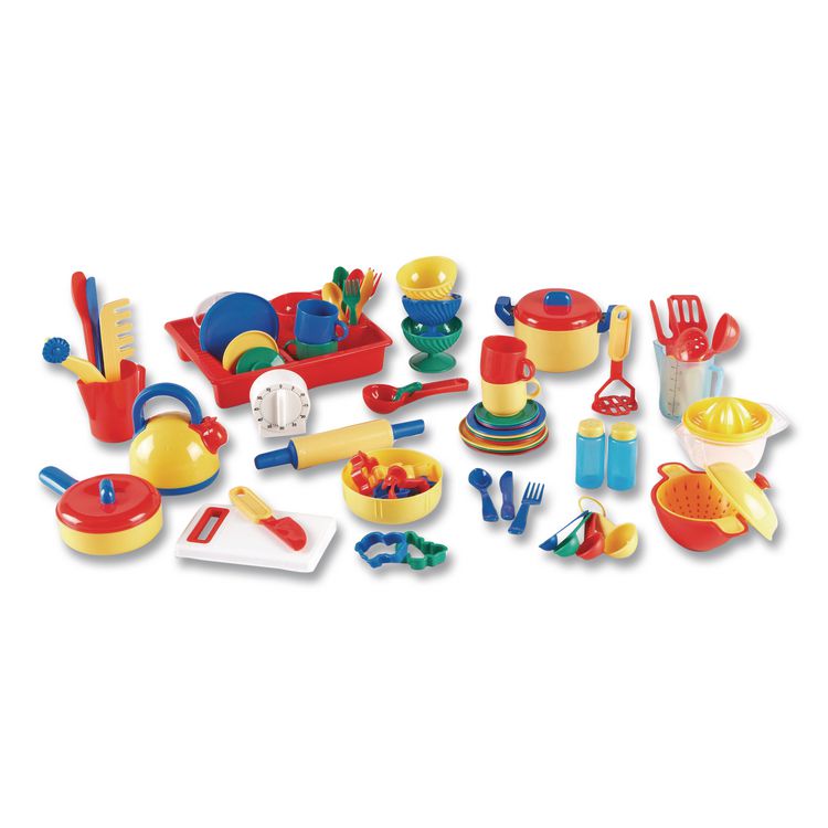 Pretend and Play Kitchen Set, Ages 3 and Up, 73 Pieces