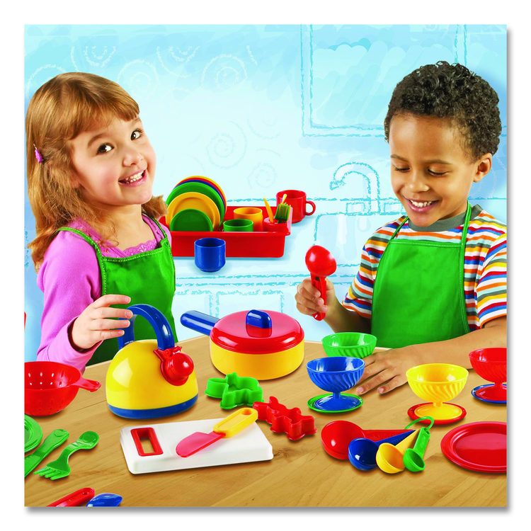 Pretend and Play Kitchen Set, Ages 3 and Up, 73 Pieces