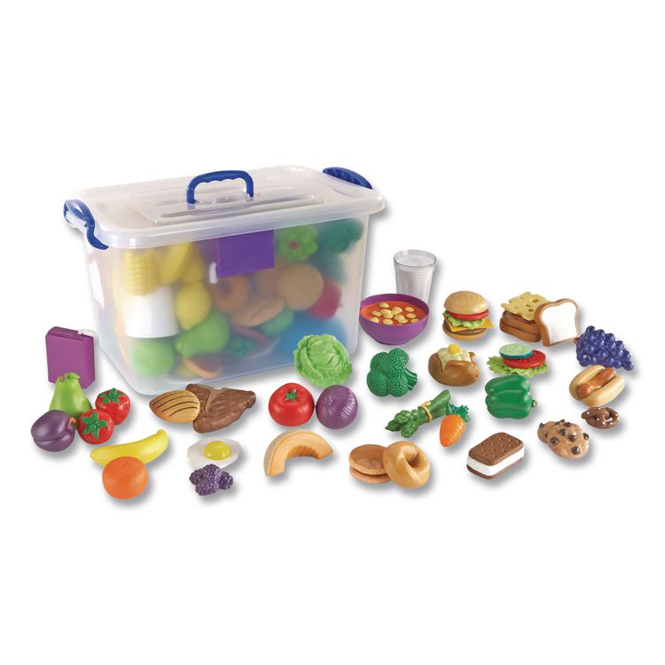 New Sprouts Classroom Play Food Set, Pre-K to K, 100 Pieces