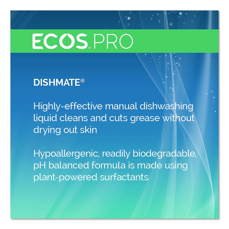 Dishmate Manual Dish Liquid, Free and Clear, 5 gal Pail
