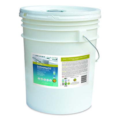 Dishmate Manual Dish Liquid, Free and Clear, 5 gal Pail