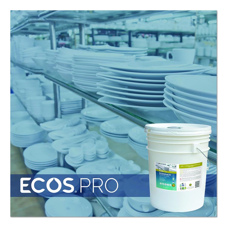 Dishmate Manual Dish Liquid, Free and Clear, 5 gal Pail