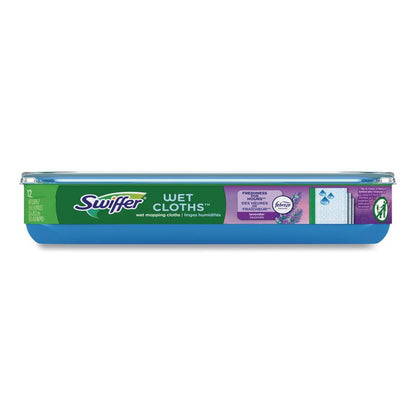 Wet Refill Cloths, 10 x 8, Lavender Vanilla and Comfort, White, 36/Carton